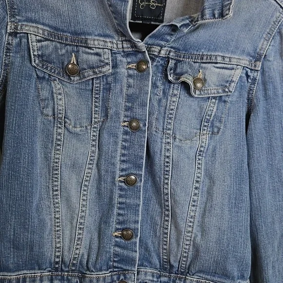 Blue Denim Jacket With Hello Kitty Ladybug - Picture 4 of 5